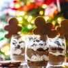 Chocolate Cheesecake Mousse Gingerbread Cookie Trifles