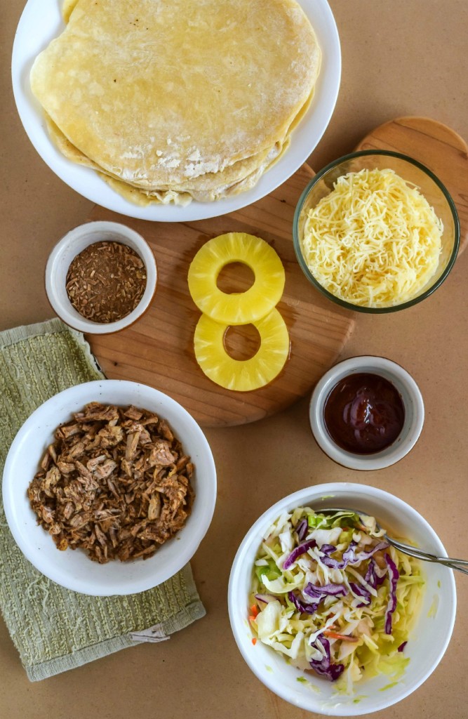 Crunchy Jamican Jerk Tortilla Cups with Pineapple Slaw.