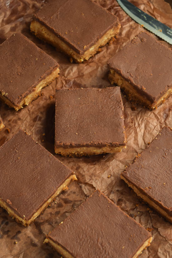 3-Layer Butterfinger Toffee Fudge Bars (13)
