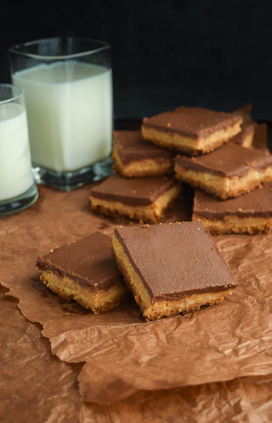 3-Layer Butterfinger Toffee Fudge Bars (3)