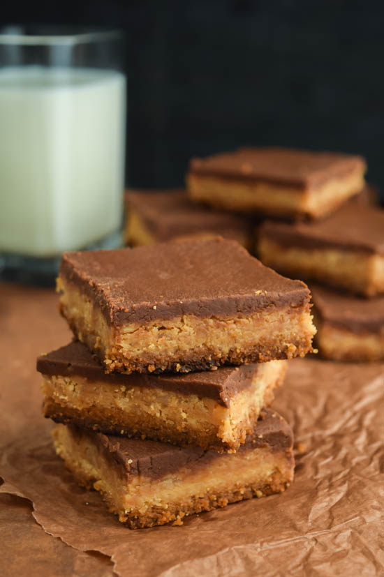 3-Layer Butterfinger Toffee Fudge Bars (7)