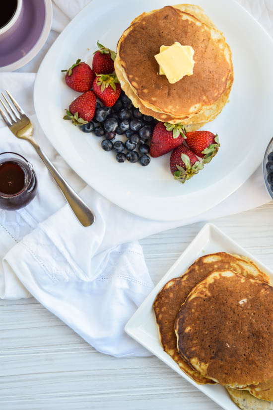 Soft and Simple Coconut Cream Pancakes (2)