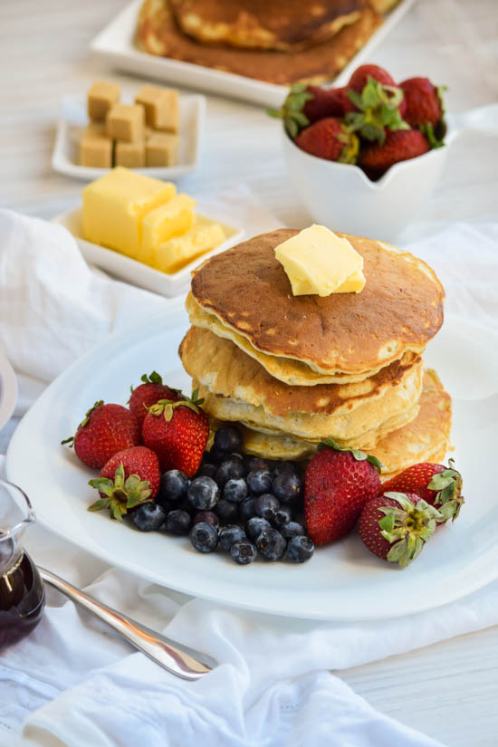 Soft and Simple Coconut Cream Pancakes (7)