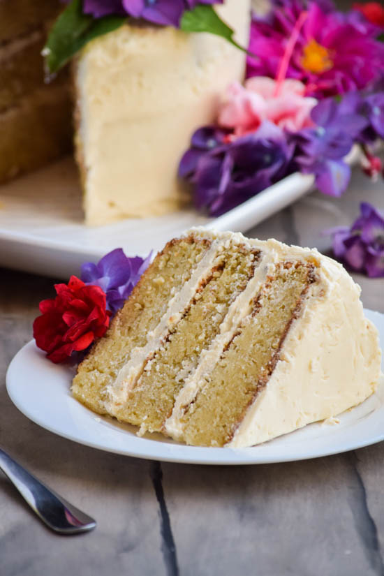 Triple Layer Vanilla Velvet Valentine Cake (8)