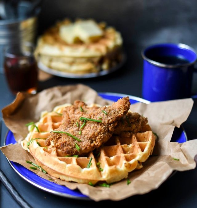 Oven-Fried Chicken & Buttermilk Waffles