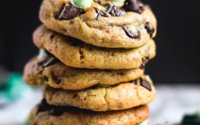 Andes Mint Chocolate Chip Cookies