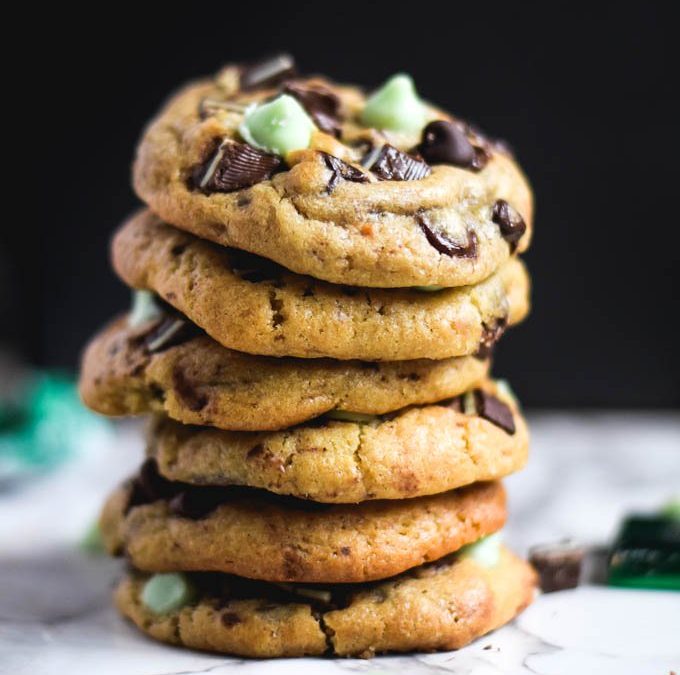 Andes Mint Chocolate Chip Cookies