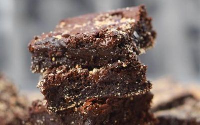 Browned Butter Malted Milk Fudge Brownies