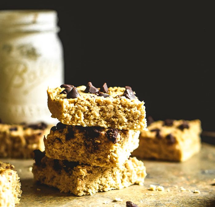 Chocolate Chip White Bean Blender Blondies