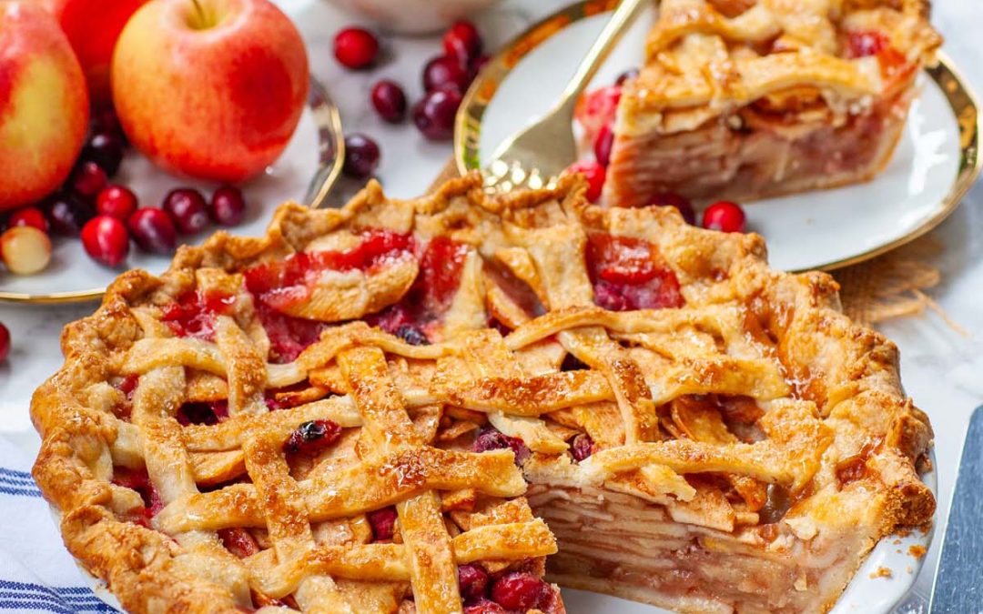 Spiced Cranberry Apple Pie