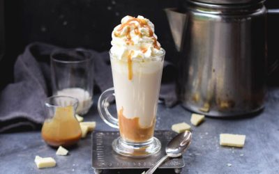 Iced White Chocolate Caramel Macchiato + Friday Favorites