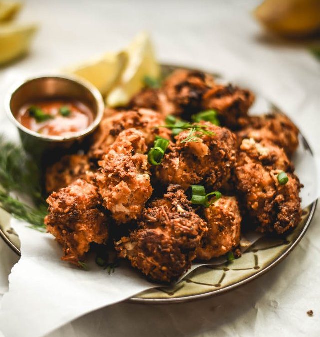 Coconut Almond Ranch Fried Chicken Bites