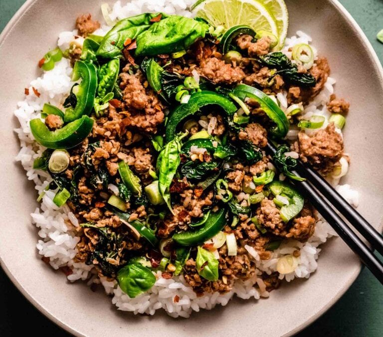 30-Minute Thai Basil Asian Steak Stir-Fry